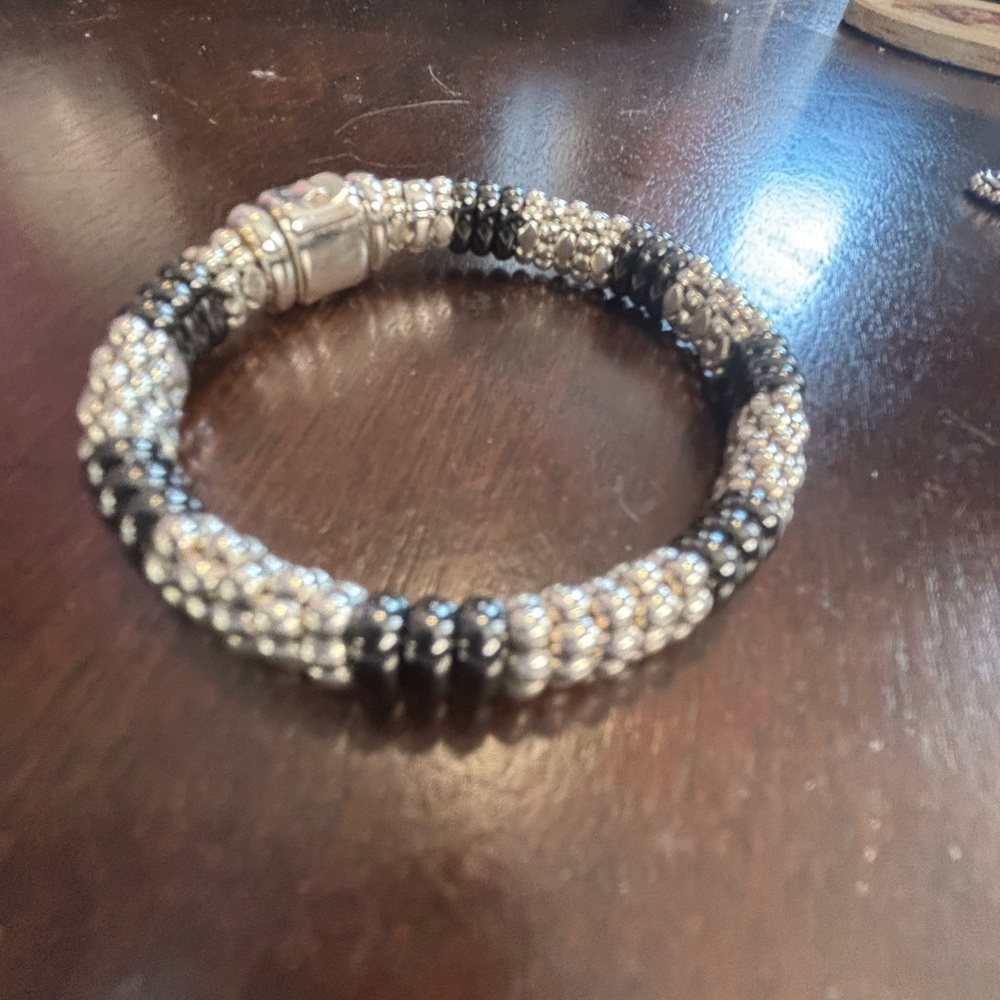 Lagos Black Ceramic Caviar
Beaded Bracelet | 9mm